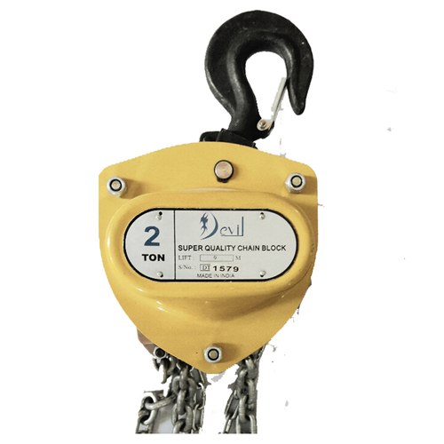 Manual Chain Hoist (Dt Ch 1T/2T/4T) Capacity: 1-3 T/Hr