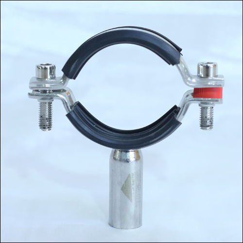 STAINLESS STEEL Pipe Clamp (With Rubber)