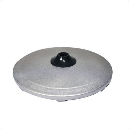 White Plastic Round Shape Fan Base