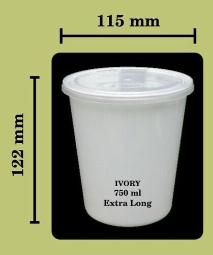 Plastic Food Container 750 ml Extra Long