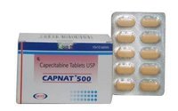 Capnat Capecitabine Tablets - 500 Mg Strength, Pack Of 10 Tablets | Effective Treatment For Specific Cancers, Prescription Use Only