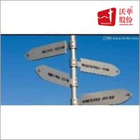 Street Sign Posts - Stainless Steel, Customisable Size | Weather-resistant, Smooth Finish, Aesthetic Design