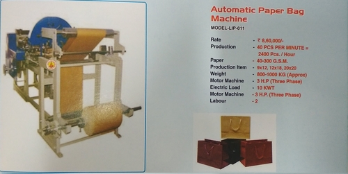 AUTOMATIC PAPER BAG MACHINE
