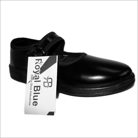 Girls Black School Shoes