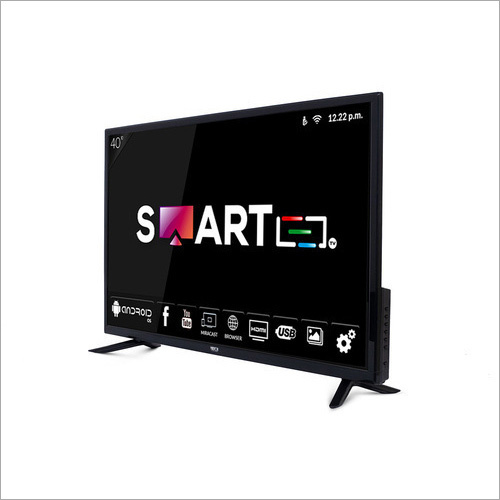 Black Smart LED TV