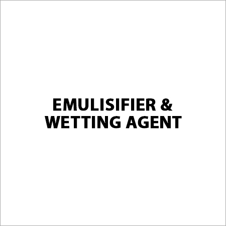 Emulisifier & Wetting Agent
