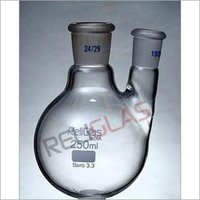 Glass 02.351p Round Bottom Flask, Two Neck, Parallel
