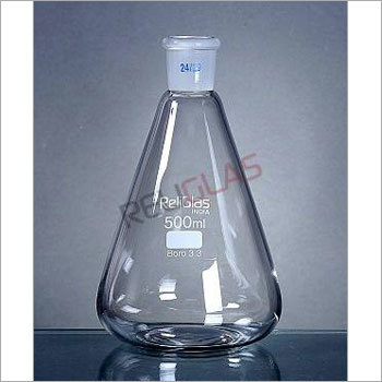 02.359 Conical Flask, Erlenmeyer, with socket