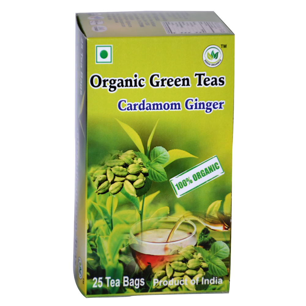 Green Tea Cardamom Ginger 25 Begs