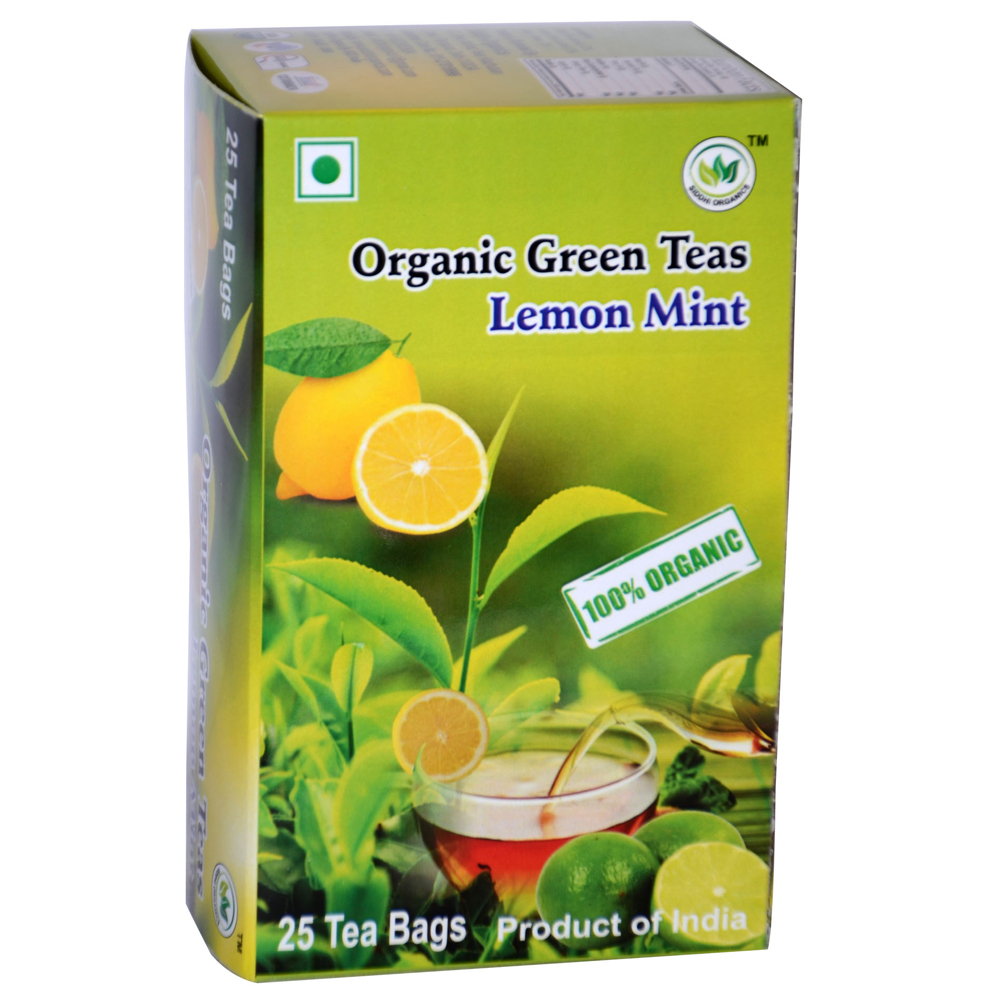 Green Tea Lemon Mints 25 Begs