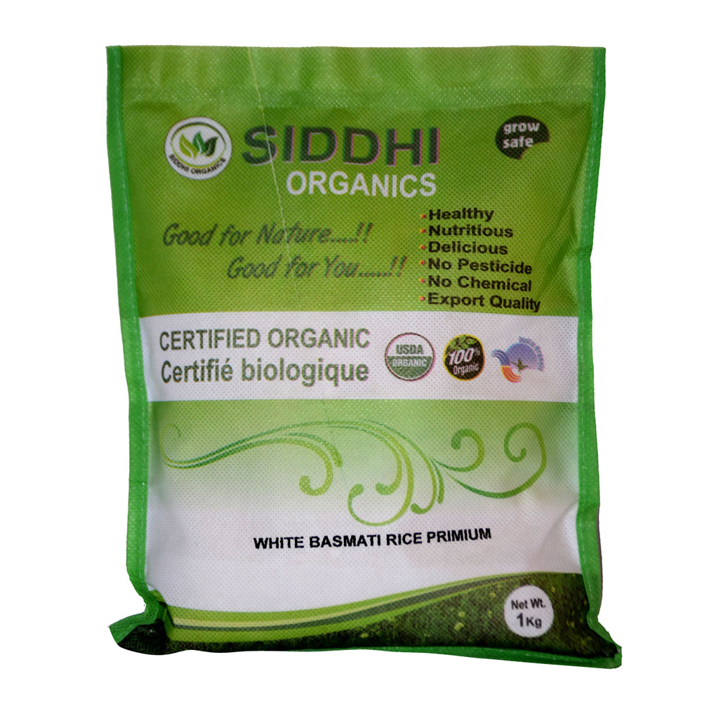 1 kg Siddhi Organics Basmati Rice White