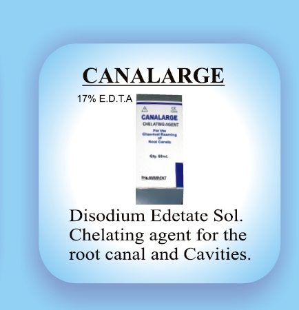 CANALARGE - Disodium Edetate 17%, 10ml Bottle | Chelating Agent, Root Canal and Cavity Treatment Solution