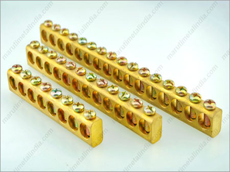 Brass Neutral  Earth Bar