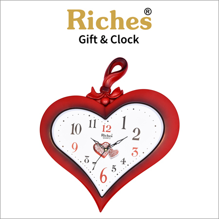 Decorative Heart Shape Clock