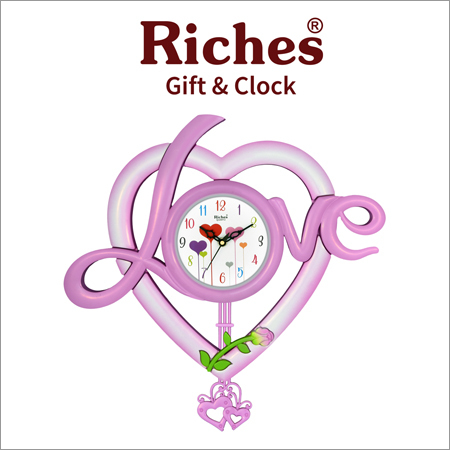 Decorative Heart Wall Clock