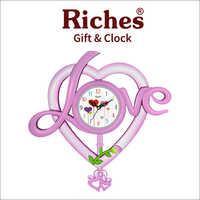 Decorative Heart Wall Clock