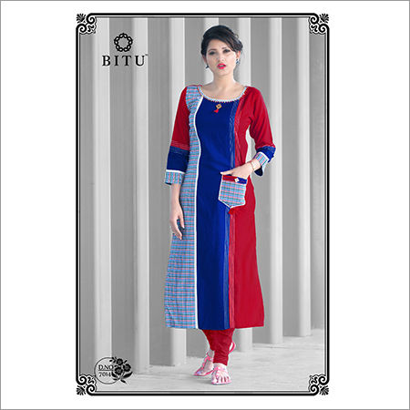 Ladies Casual Wear Straight Kurti