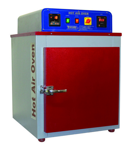 Hot Air Oven With Timer - Color: Red / Grey