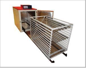 Mild Steel Hot Air Oven With Trolley