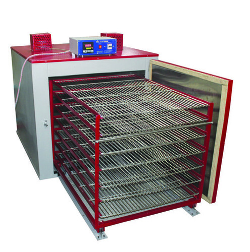 Hot Air Oven With trolley