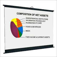 Wall Mounted Projector Screen - Premium Matte Fabric, 50x50 & 48x64 Sizes | High Definition Picture Quality, Portable Design, Enhanced Resolution