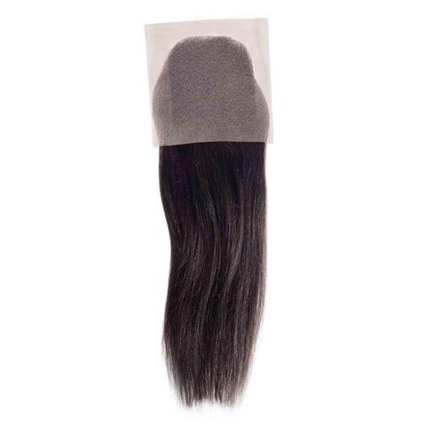 Natural Black Relaxed Straight Swiss Lace Closure