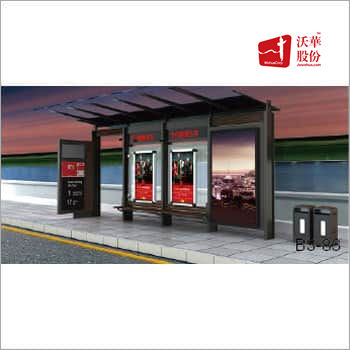 Metal Smart Bus Stop Shelter