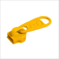Yellow Zip - Metal, Reversible, Yellow Color Coated Zipper Slider | Durable, Corrosion Resistant, Ideal For Jackets And Garments