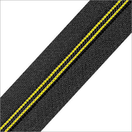 Color Coated Yellow Nylon Zipper