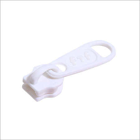 Color Coated White Zip Pull