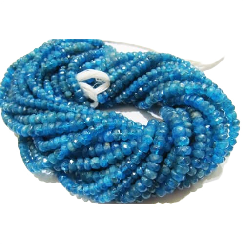 Very Good Quality Natural Neon Apatite Faceted Beads