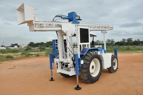 Dth 150 Meter Truck Mounted Water Well Drilling Rig