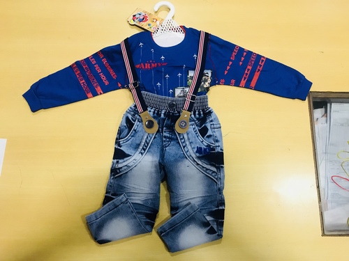 kids suspended suit in blue color