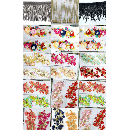 Ribbon Flower Decoration Material: Stones