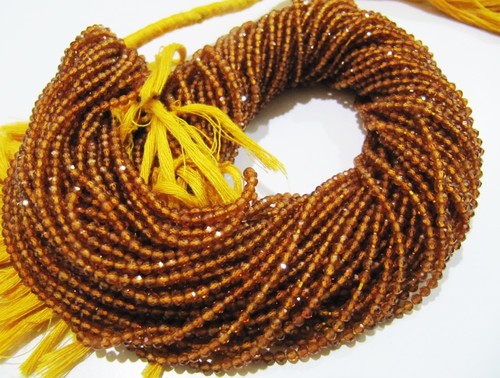 Brown Aaa Quality Hessonite Garnet Beads