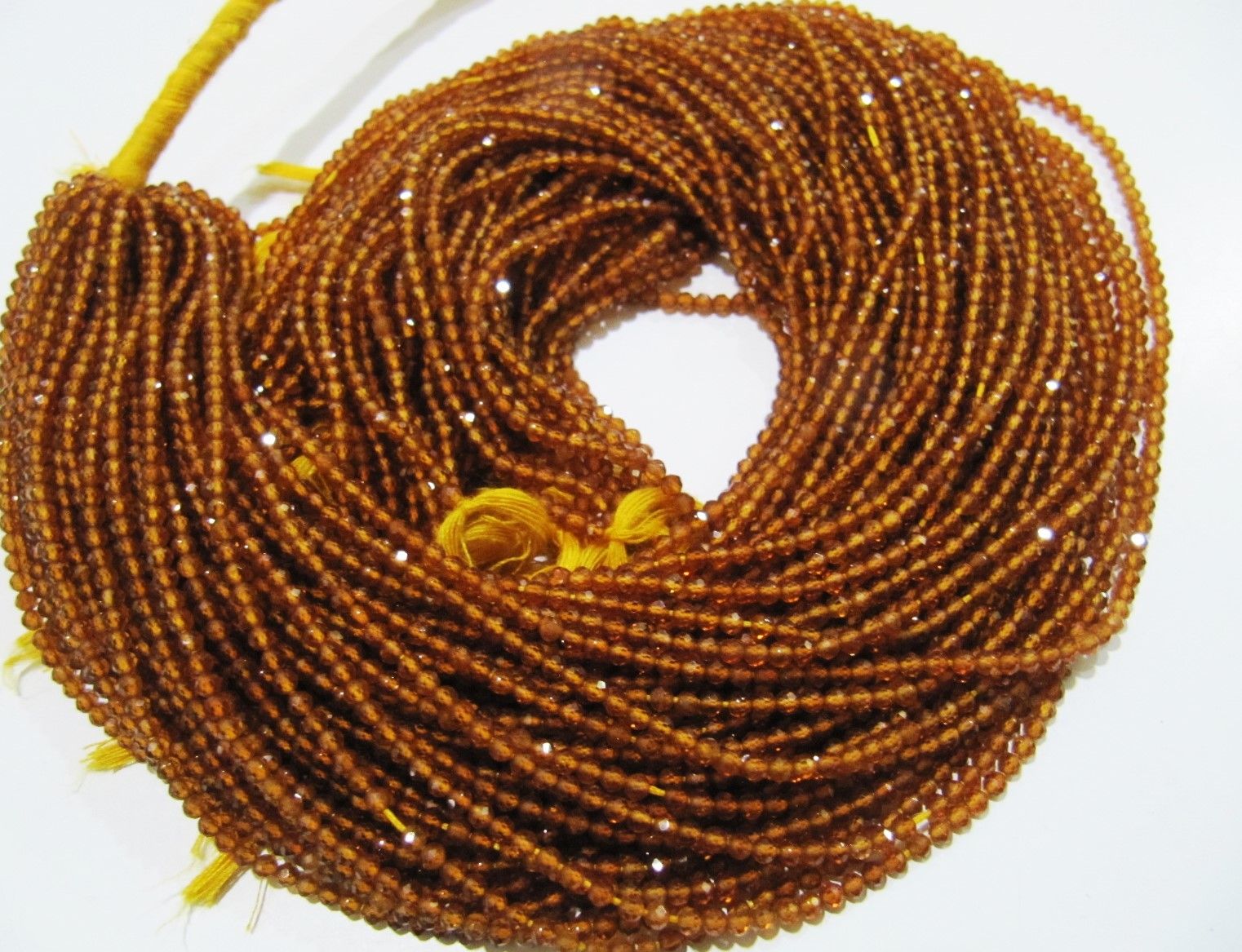 AAA Quality Hessonite Garnet Beads