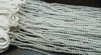 AAA Quality White Topaz Rondelle Faceted Beads