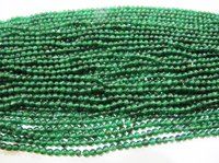 Natural Genuine Green Onyx Round Plain Beads