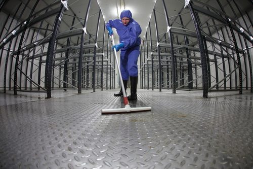Warehouse Floor Cleaning