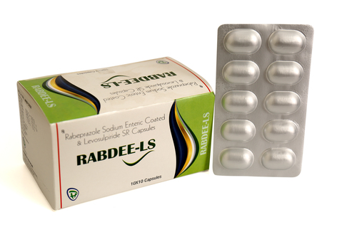 Rabeprazole Sodium Enteric Coated & Levosulpiride SR Capsules By PARAMOUNT HEALTHCARE