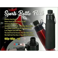 Black Plastic Flask