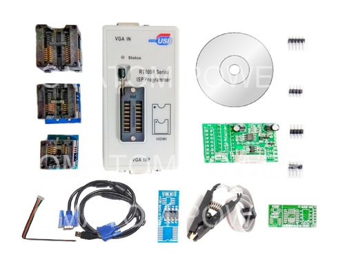 RT809F Serial ISP BIOS Programmer Tool with 8 Adapters