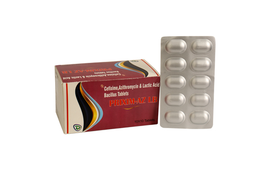 Cefixime, Azithromycin & Lactic Acid Bacillus Tablets
