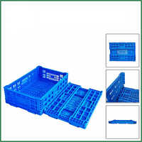 Blue / Customized Perforated Plastic Crates