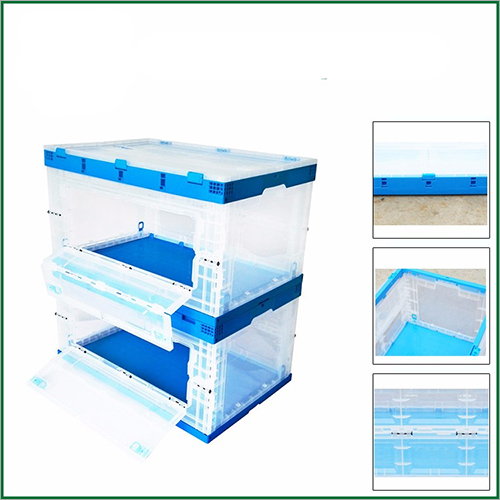 Various Sizes Available Collapsible Delivery Boxes For Clothing Factory With Door