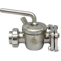 Stainless Steel Tanker Plug Valve - Color: Silver Chrome