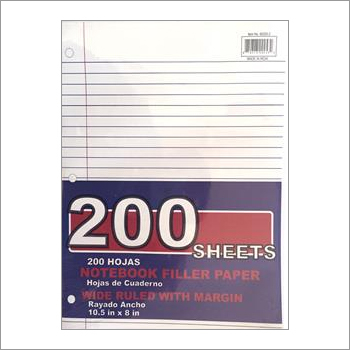 200 Sheets Wide Ruled Filler Paper