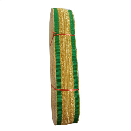 Green Hand Made Zari Lace