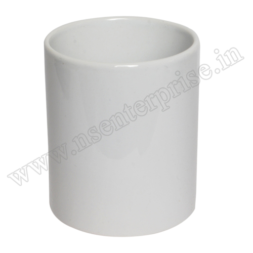 White Ceramic Pen Stand