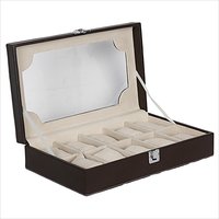 Hard Craft Brown Watch box For 10 Watches